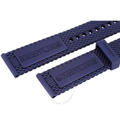 Blue mesh rubber strap 